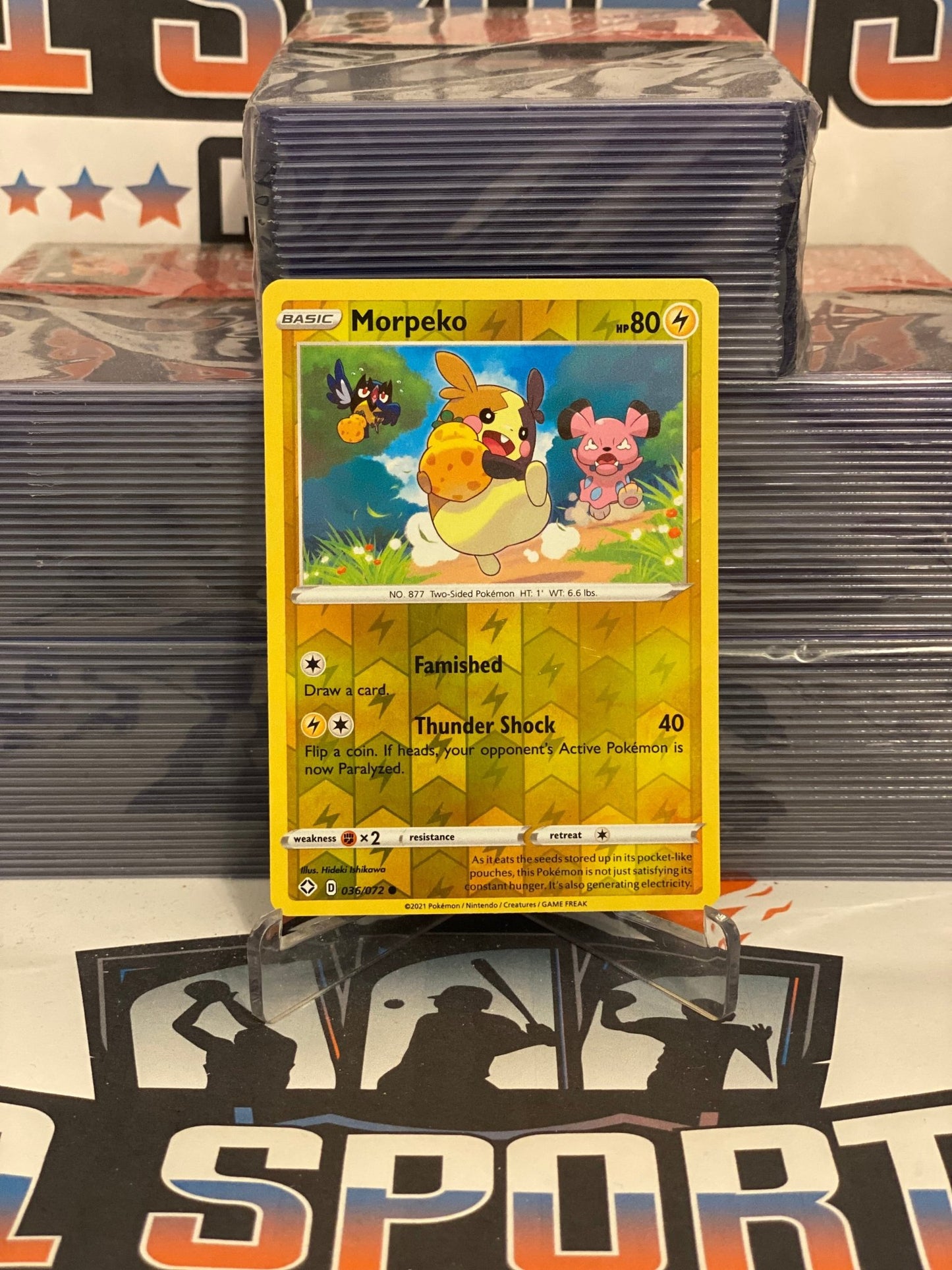 Pokemon TCG: Shining Fates - Morpeko (Holo, Common) #36