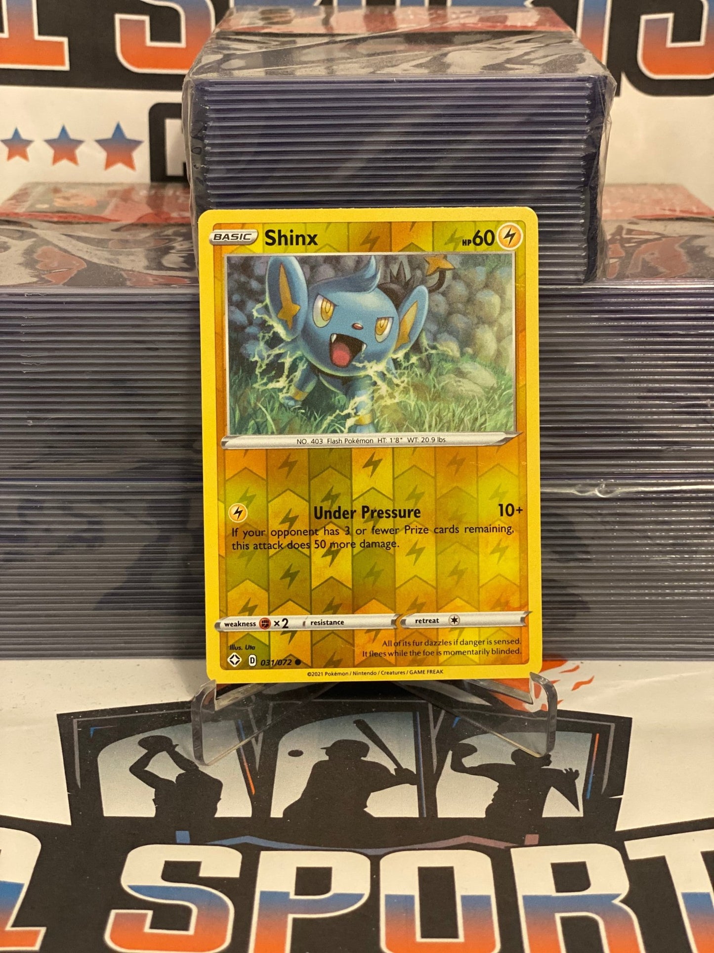 Pokemon TCG: Shining Fates - Shinx (Holo, Common) #31