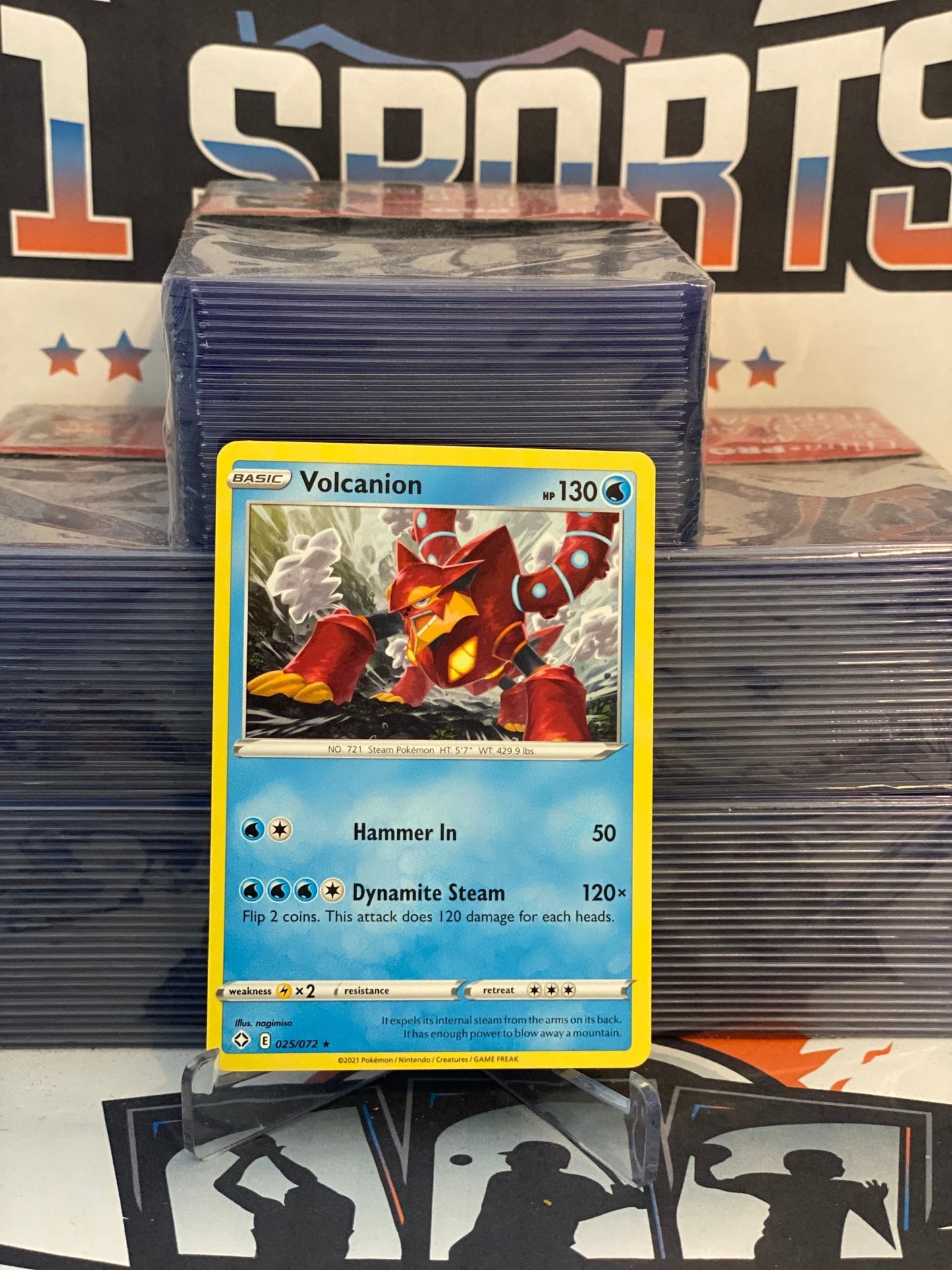 Pokemon TCG: Shining Fates - Volcanion (Rare) #25