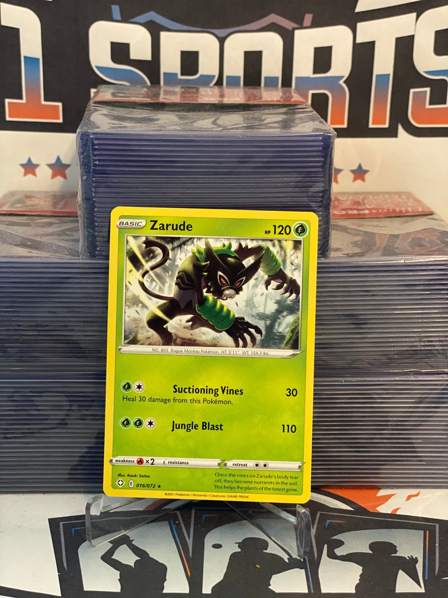 Pokemon TCG: Shining Fates - Zarude (Rare) #16