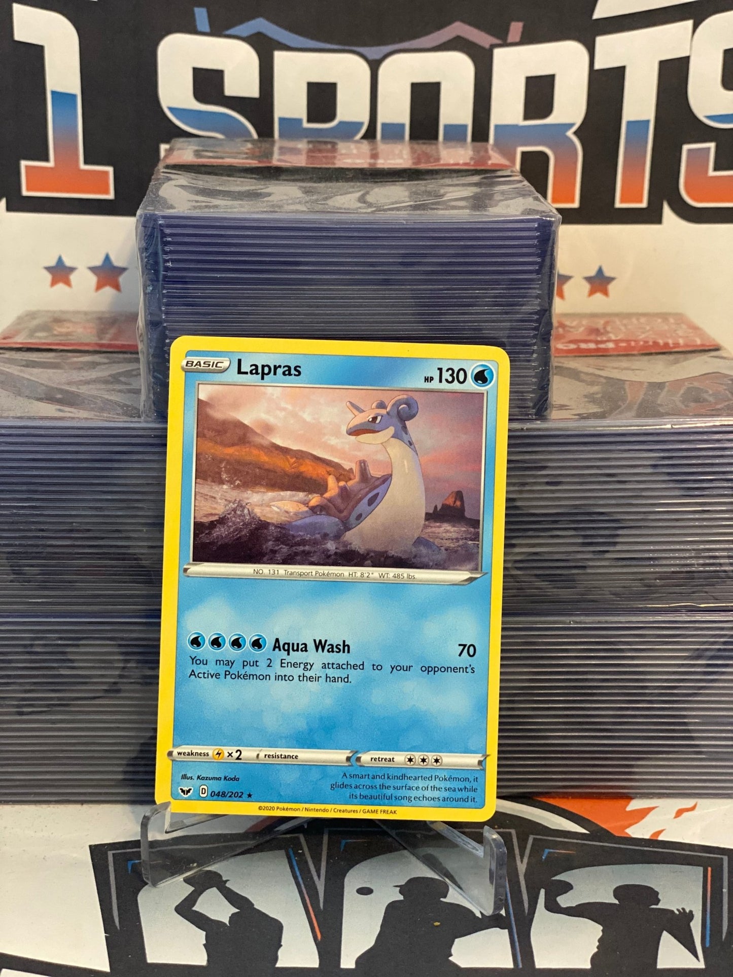 Pokemon TCG: Sword & Shield - Lapras (Rare) #48