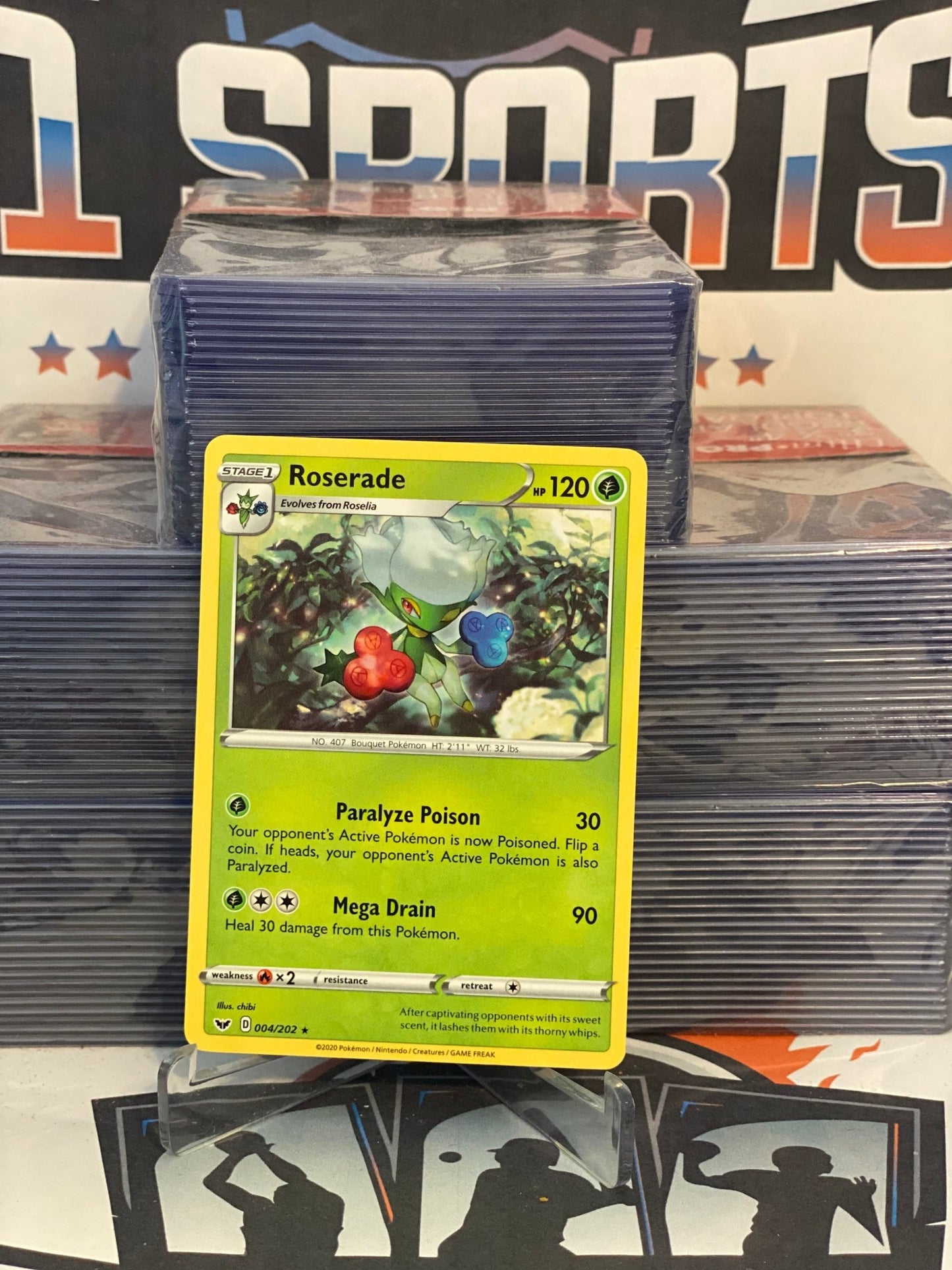 Pokemon TCG: Sword & Shield - Roserade (Rare) #4