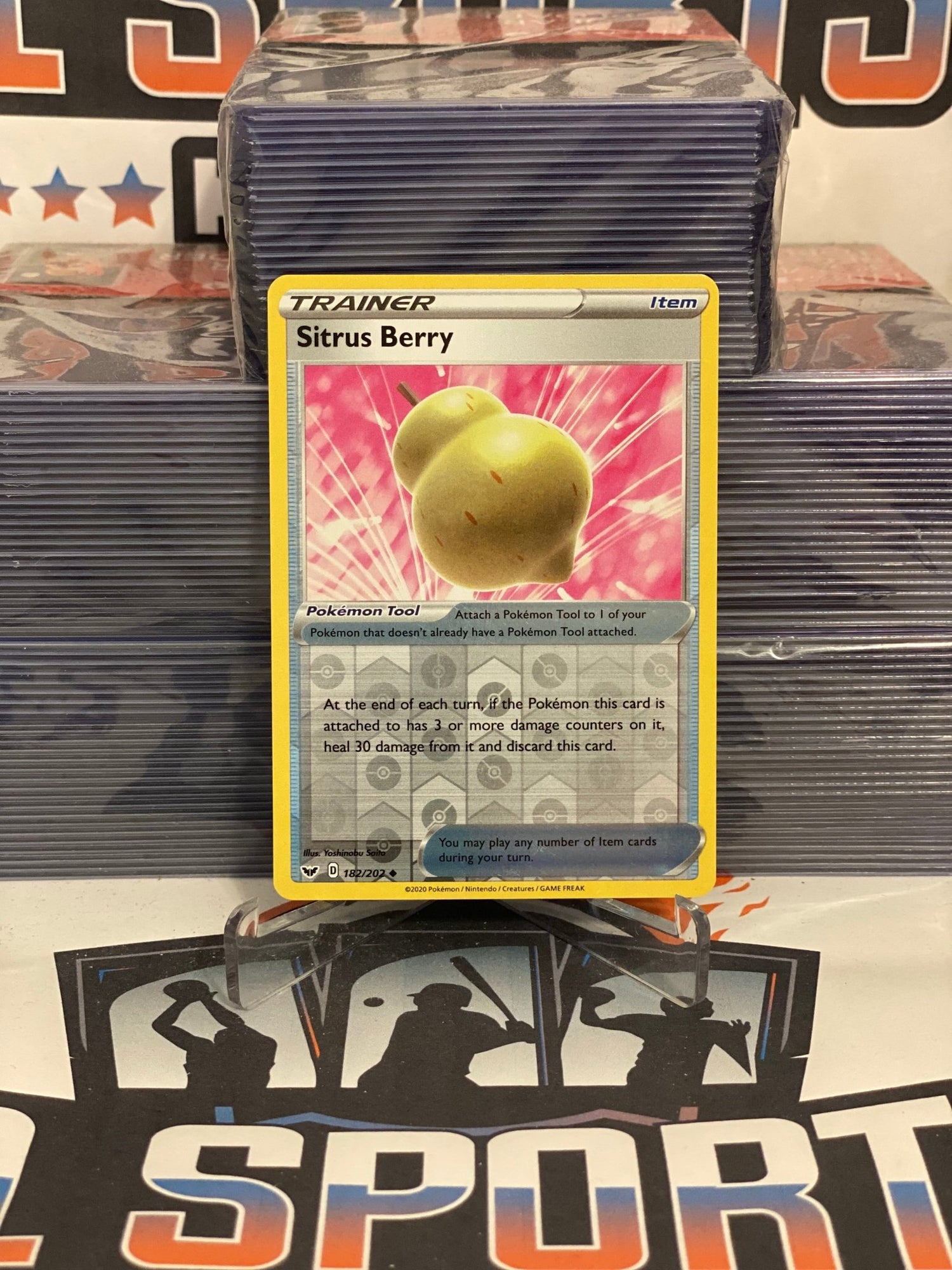 Pokemon TCG: Sword & Shield - Sitrus Berry (Holo, Uncommon) #182