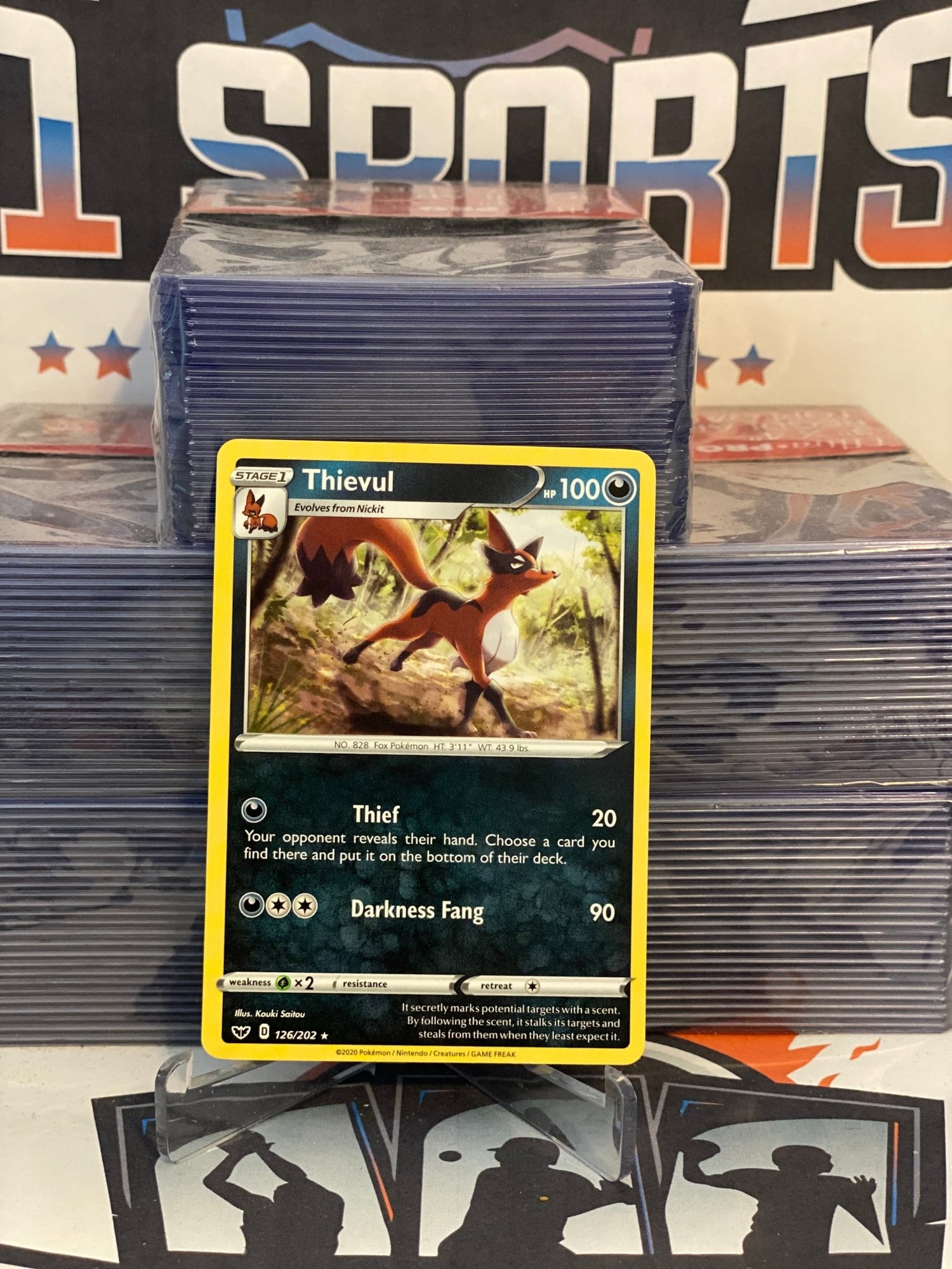 Pokemon TCG: Sword & Shield - Thievul (Rare) #126