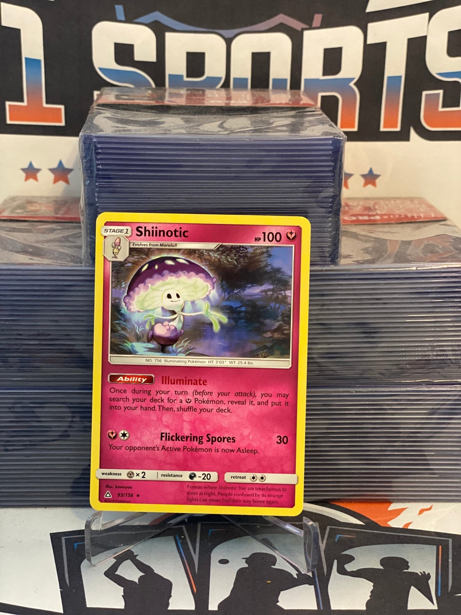 Pokemon TCG: Ultra Prism - Shiinotic (Rare) #93