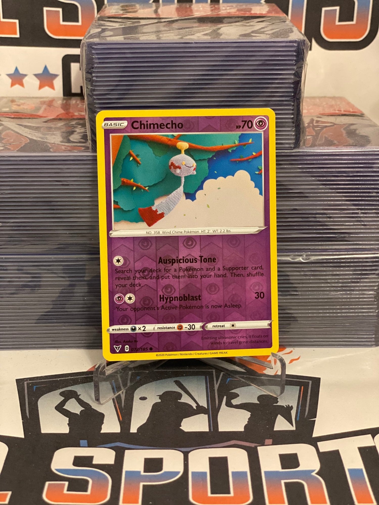 Pokemon TCG: Vivid Voltage - Chimecho (Holo, Common) #72