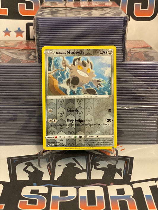 Pokemon TCG: Vivid Voltage - Galarian Meowth (Holo, Common) #112