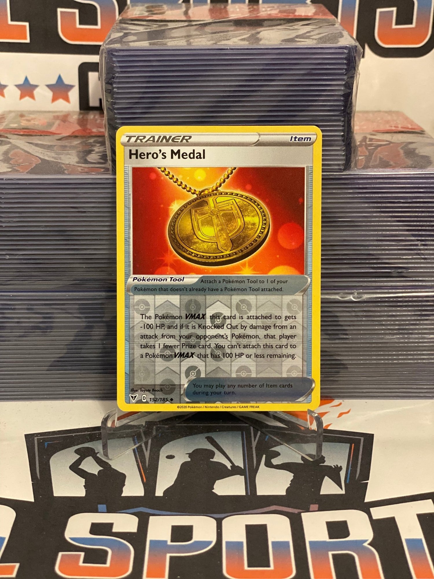 Pokemon TCG: Vivid Voltage - Hero's Medal (Holo, Uncommon) #152 Pokemon TCG: Vivid Voltage - Hero's Medal (Holo, Uncommon) #152